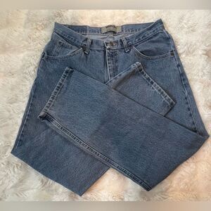 Wrangler Authentics Men's Light Blue Jeans 32x29 Straight Leg Denim
